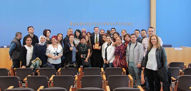 MEB Meslek Öğretmenleri Federal Hükümetin basın merkezinde
